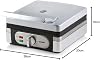 Domo DO9047W/N waffle machine (1400 watts, for extra thick square Belgian/Brussels waffles)
