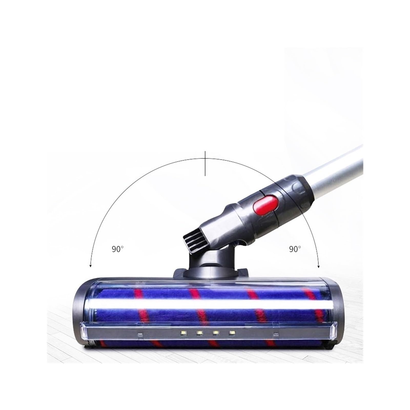 Spazzola A Turbina, Compatibile Con Dyson, V7-V12 G5 | Attacco da pavimento a coppia elevata, for aspirapolvere senza filo, raccordi di ricambio(V6 Large hairy strip.)
