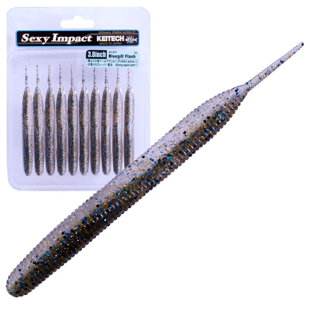 Amazon.com: KEITECH Sexy Impact Lure, 3.8 in, 434 Blue Back