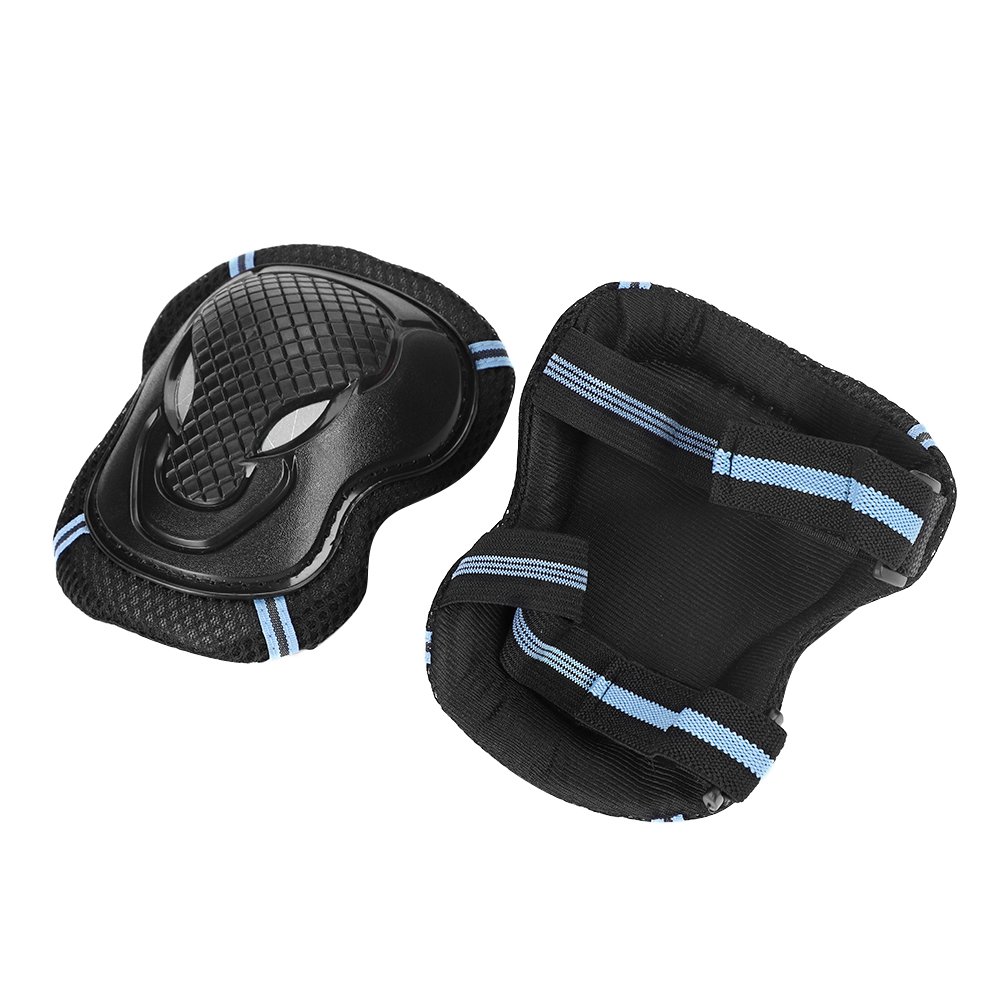 Sets de Protection Roller Enfant Adulte Genouillères Coudière Protège-Poignet Réglable Kit de Sport Protections pour Vélo Roller Patinage BMX Skateboard Trottinette 6 Pcs Sport Équipement