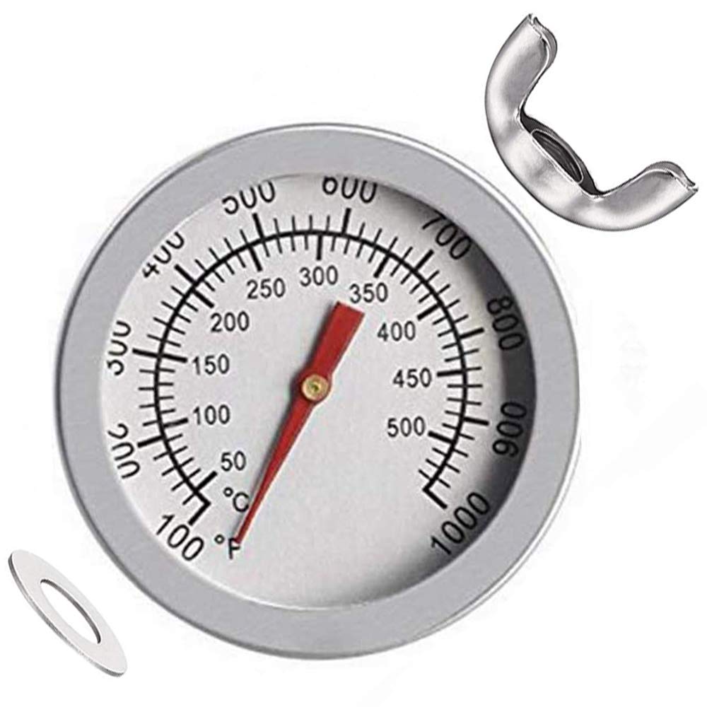 Buy ECENR 2" Barbecue Charcoal Grill Smoker Temperature Gauge Pit