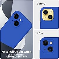 Vista 15 de FireNova Designed for iPhone 13 Pro Max Case, Silicone [Camera Protection] Phone Case with [2 Screen Protectors], Soft Anti-Scratch Microfiber Deep