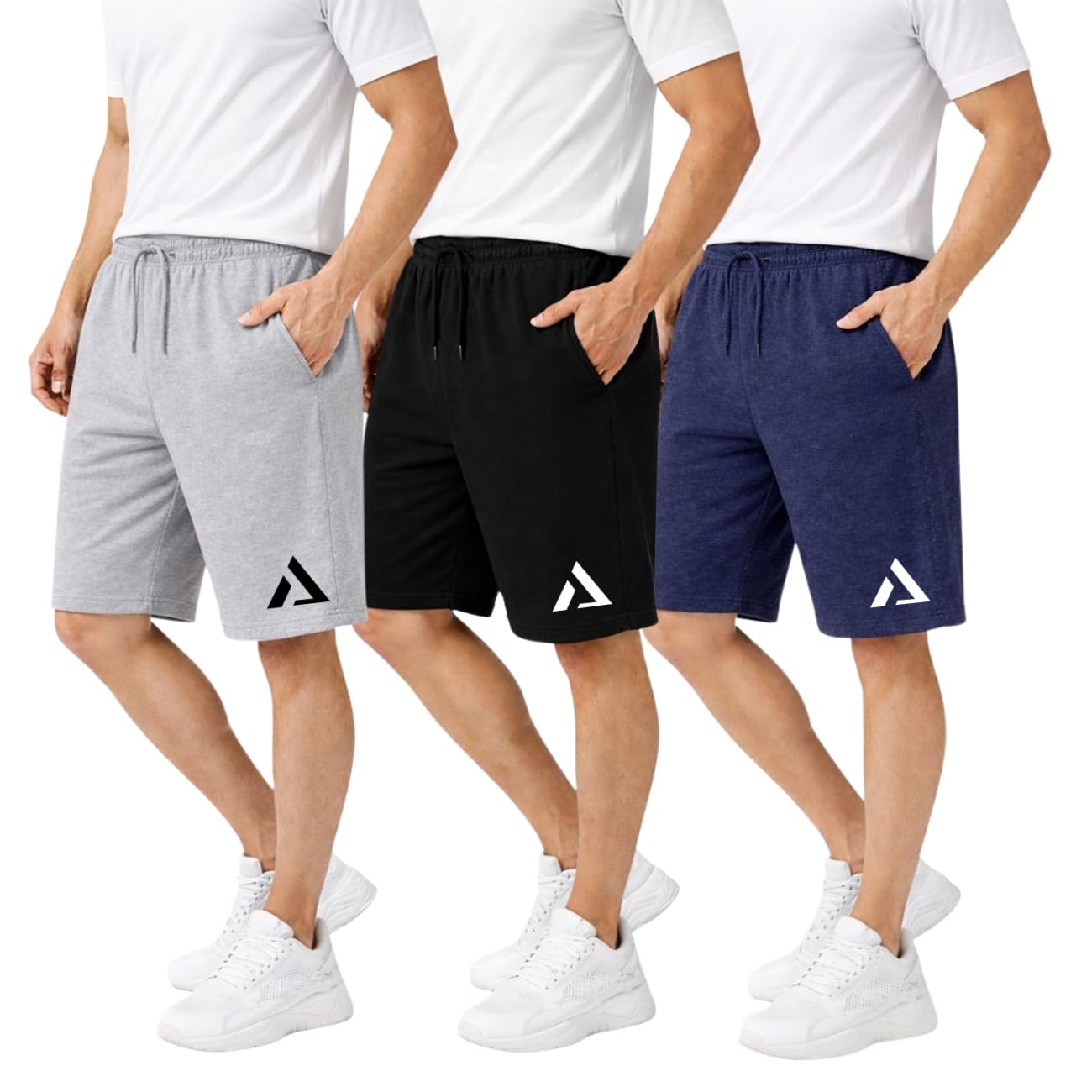 KART BLACK Plus Sizes Men's Cotton Knee Length Shorts(M,L,XL,XXL,3XL,4XL,5XL Shorts) | Casual and Night Wear Mens Shorts-picture-30