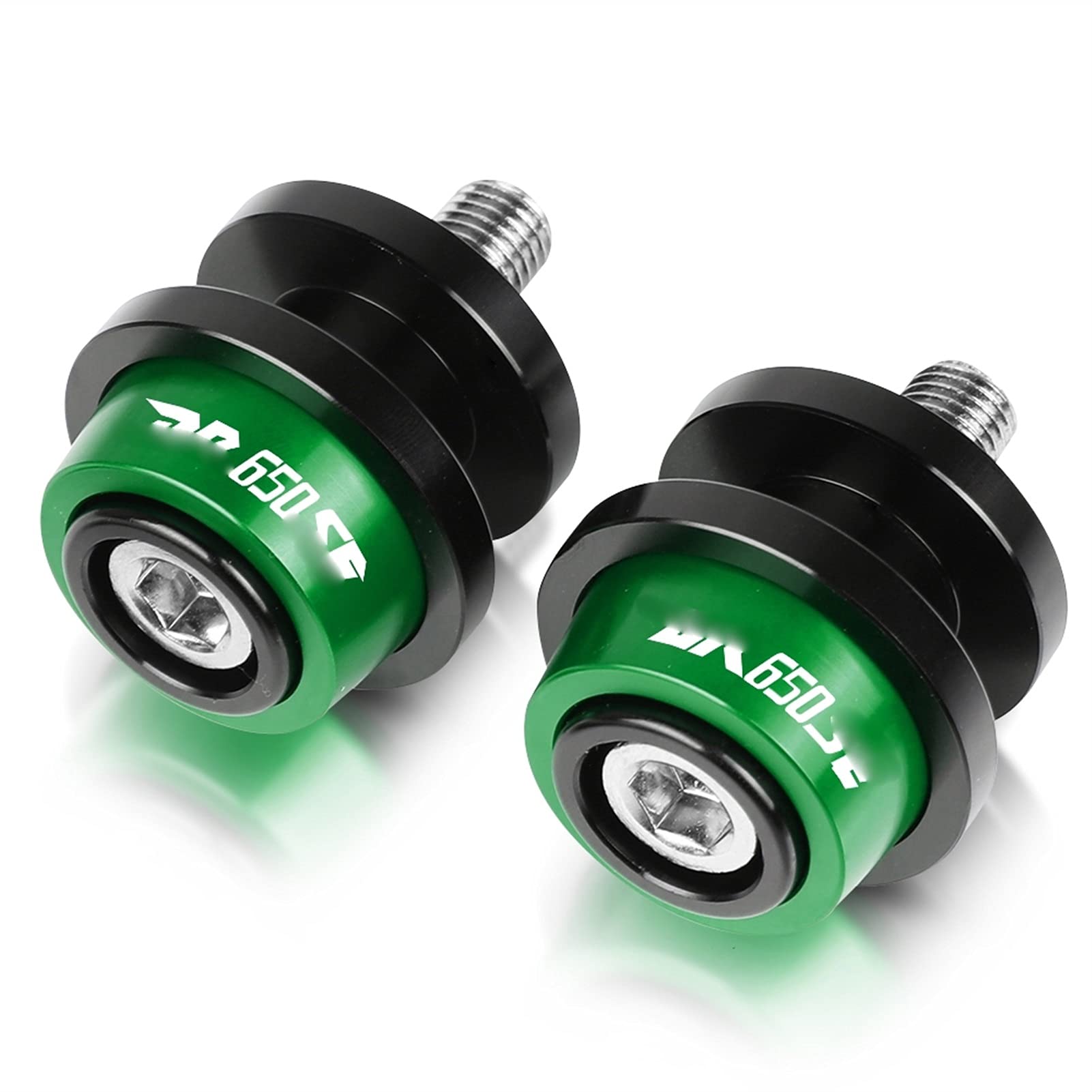 Vis support bobines bras oscillant aluminium vert Suzuki DR650SE