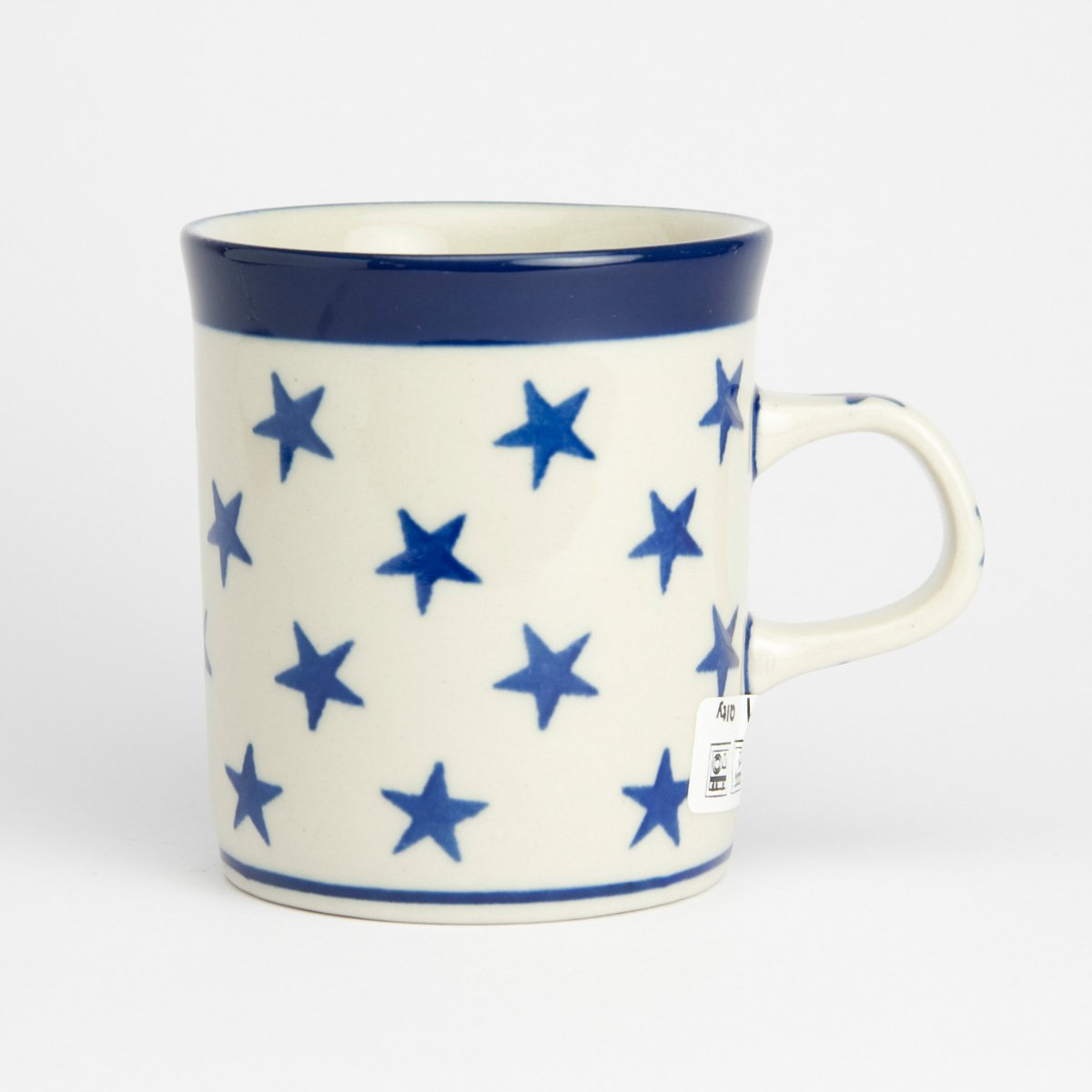 Polish Pottery Blue 130Ml Mini Mug - Morning Star