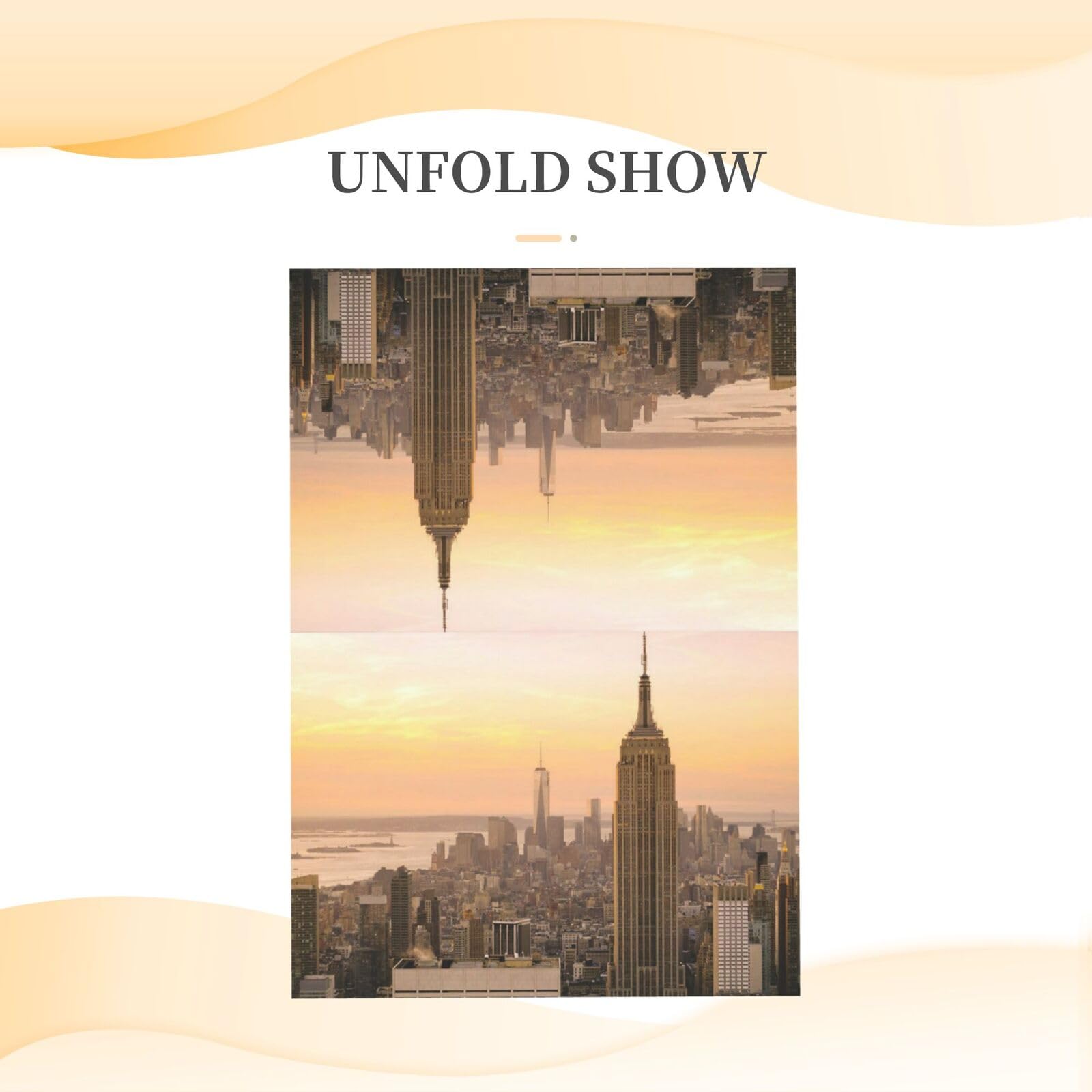 Empire State Building Weihnachtskarte – New York Motiv, 12,7x17,8 Cm – Blanko Innen, Mit Umschlag