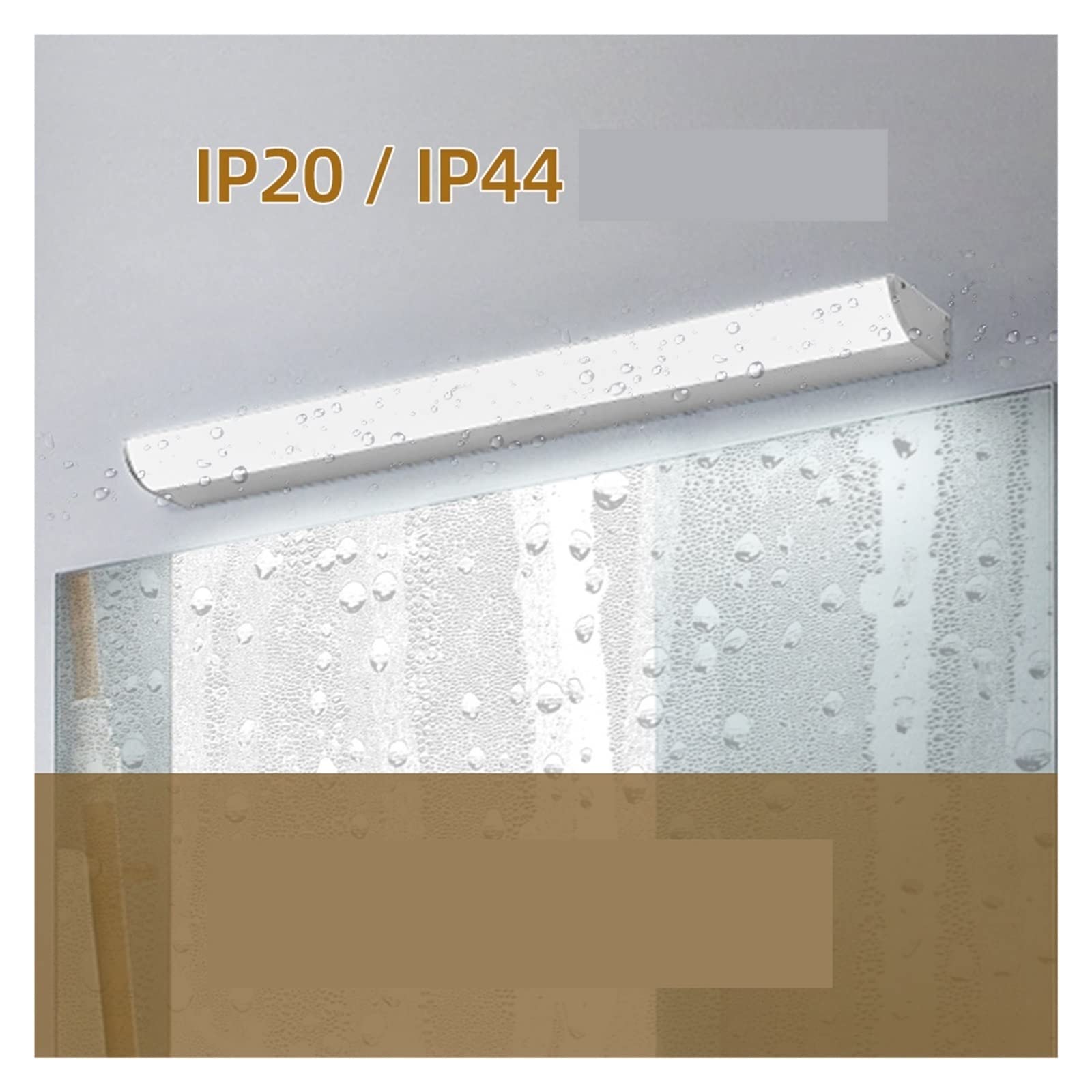 Lampada Da Parete A Led, Faro a LED Impermeabile Lampada Tubo Hotel Allargamento Lampada for pittura a olio Toilette Toilette Bagno Make-up Luce di riempimento Facile Da Configurare ( Size : 6W IP44 )