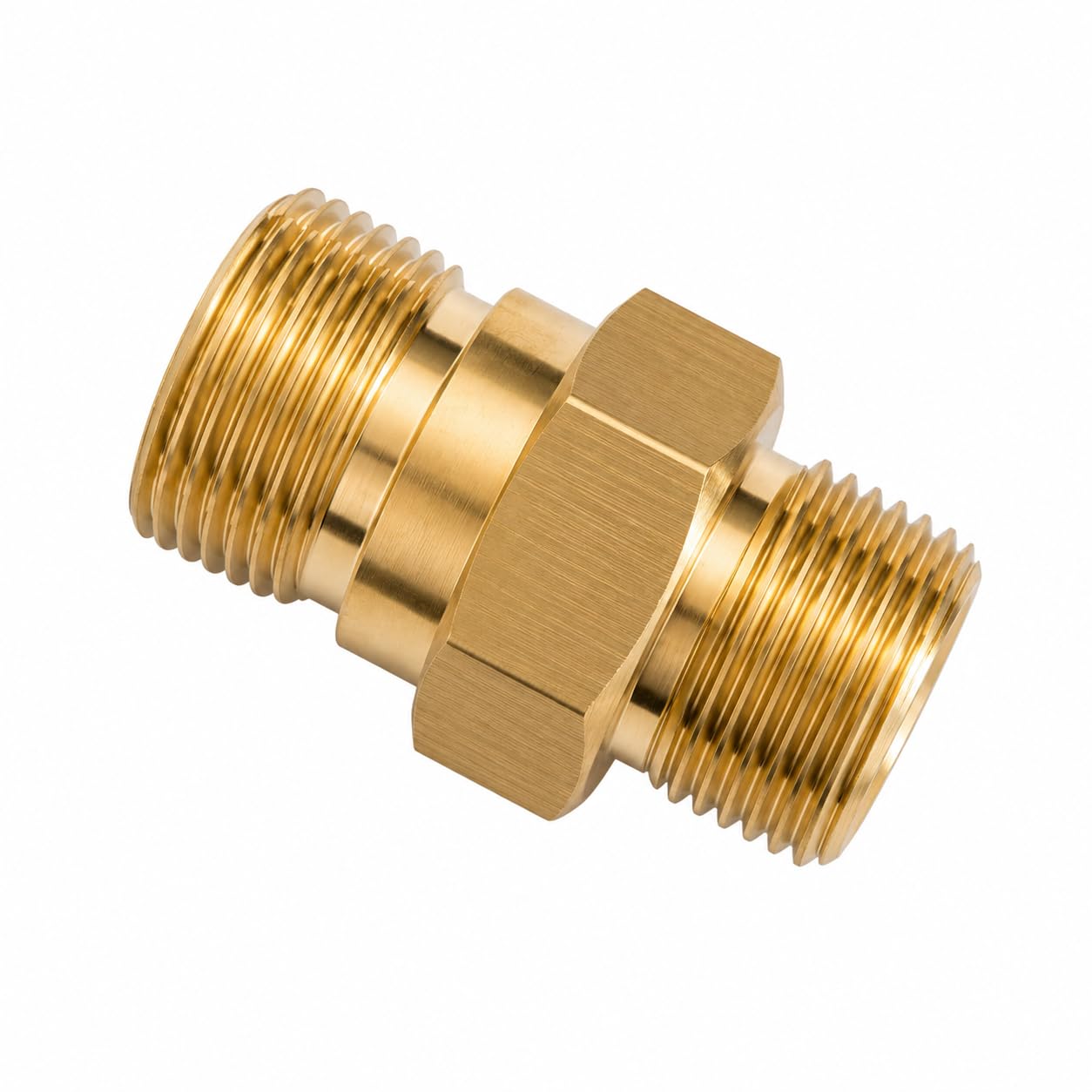 M&M Smartek Schlauchverbinder Connector TR22 AG auf M22 AG für kompatibel zu Kärcher HD HDS & Kränzle Hochdruckreiniger bis 275bar / 100°C