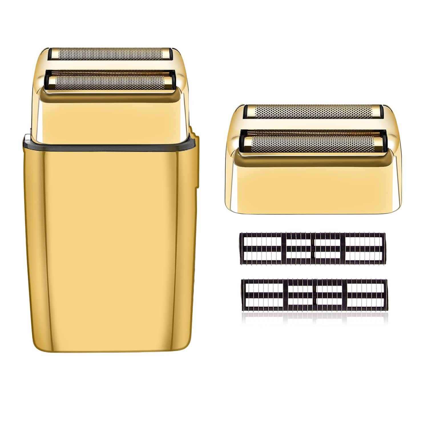 têtes de rasoir de rechange compatibles avec BaByliss Foil Shaver (Gold/2)
