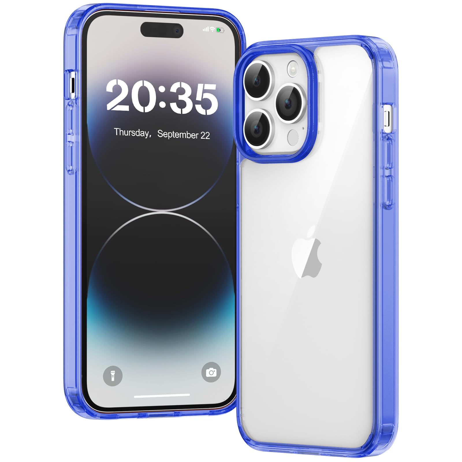 Clear Case for iPhone 15, Ultra Thin, Shockproof TPU Cover, Anti-Yellowing, Crystal Clear, Phone Case for Apple iPhone 15 - Clear — view 300