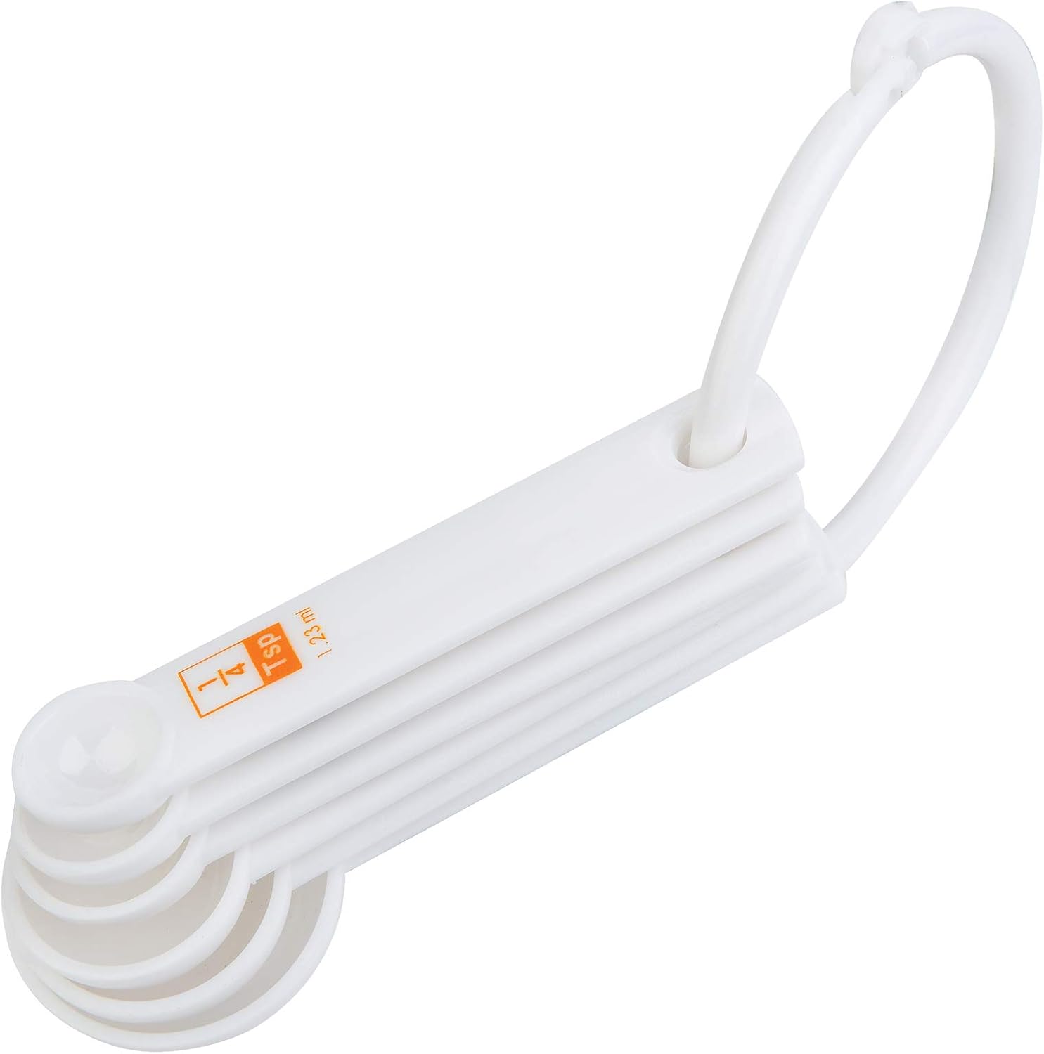 Fox Run 6-Piece Plastic Measuring Spoon Set White, 1.6 x 9 x 3 inches : Everything Else