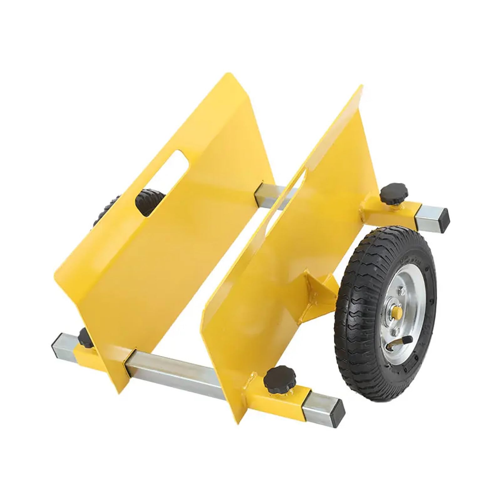 NICCOO Heavy Duty Panel Dolly Drywall Mover Door Dolly Adjustable Clamp Panel Cart 440 LBS Load Capacity with 8 inch Pneumatic Wheels