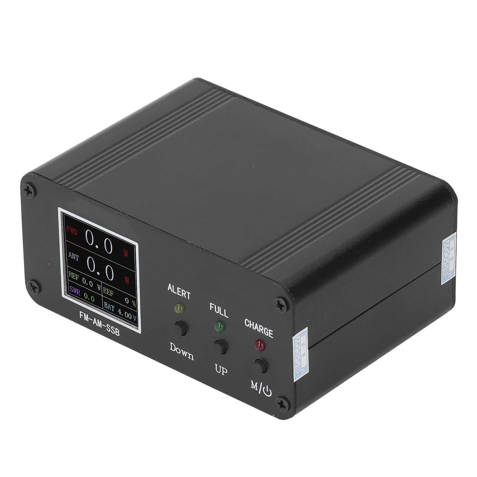 Misuratore SWR 120 W 1,8 a 54 Mhz, Schermo a Colori 240x240, Tester di Potenza FM AM SSB con Allarme per Display Chiaro e Trasporto Facile