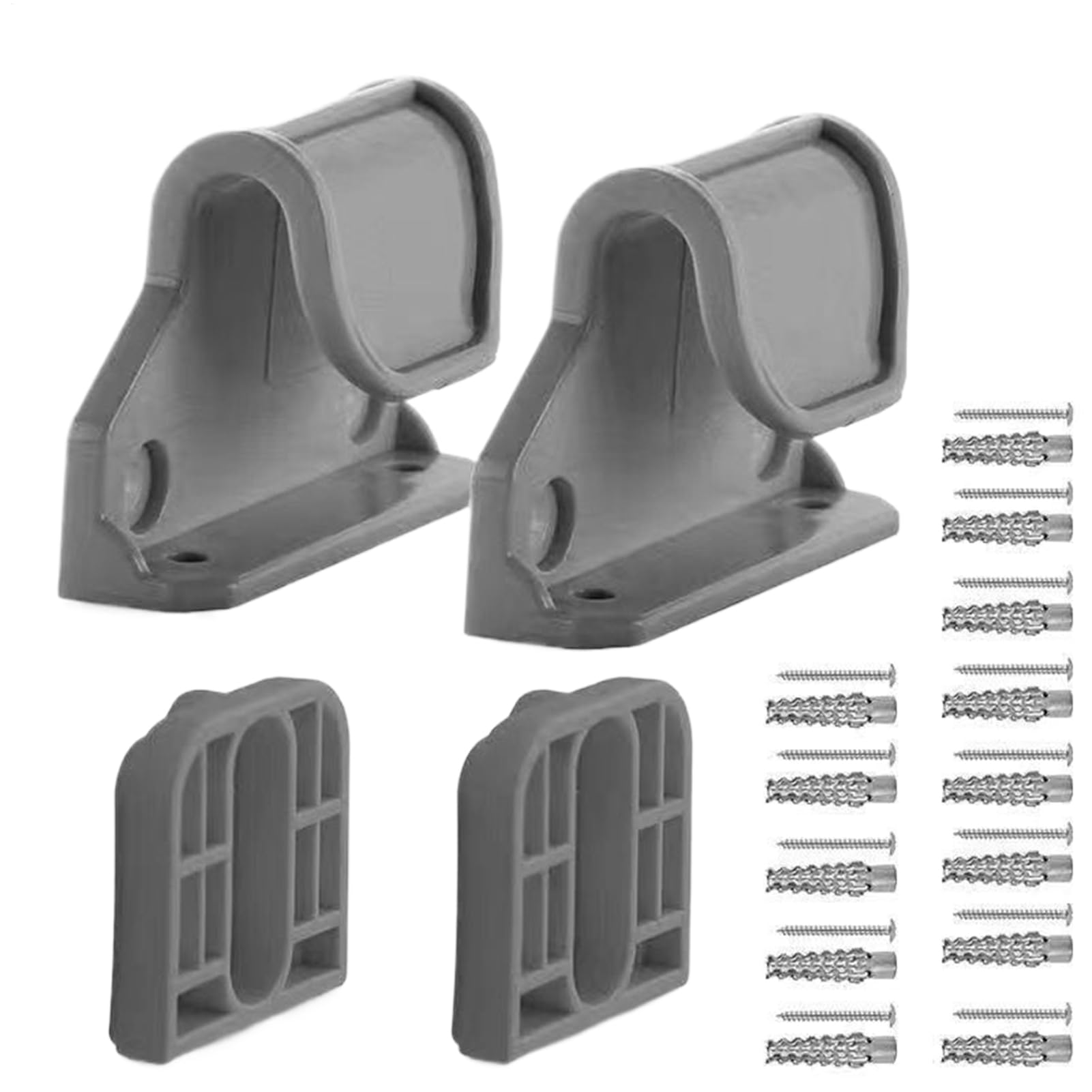 Safety Gate Spare Parts | Fixing Kit for Safety Gate, Extensions Hooks Latches Screws Door Stairs for Bedroom, Girl, Boy, Home, Kitchen