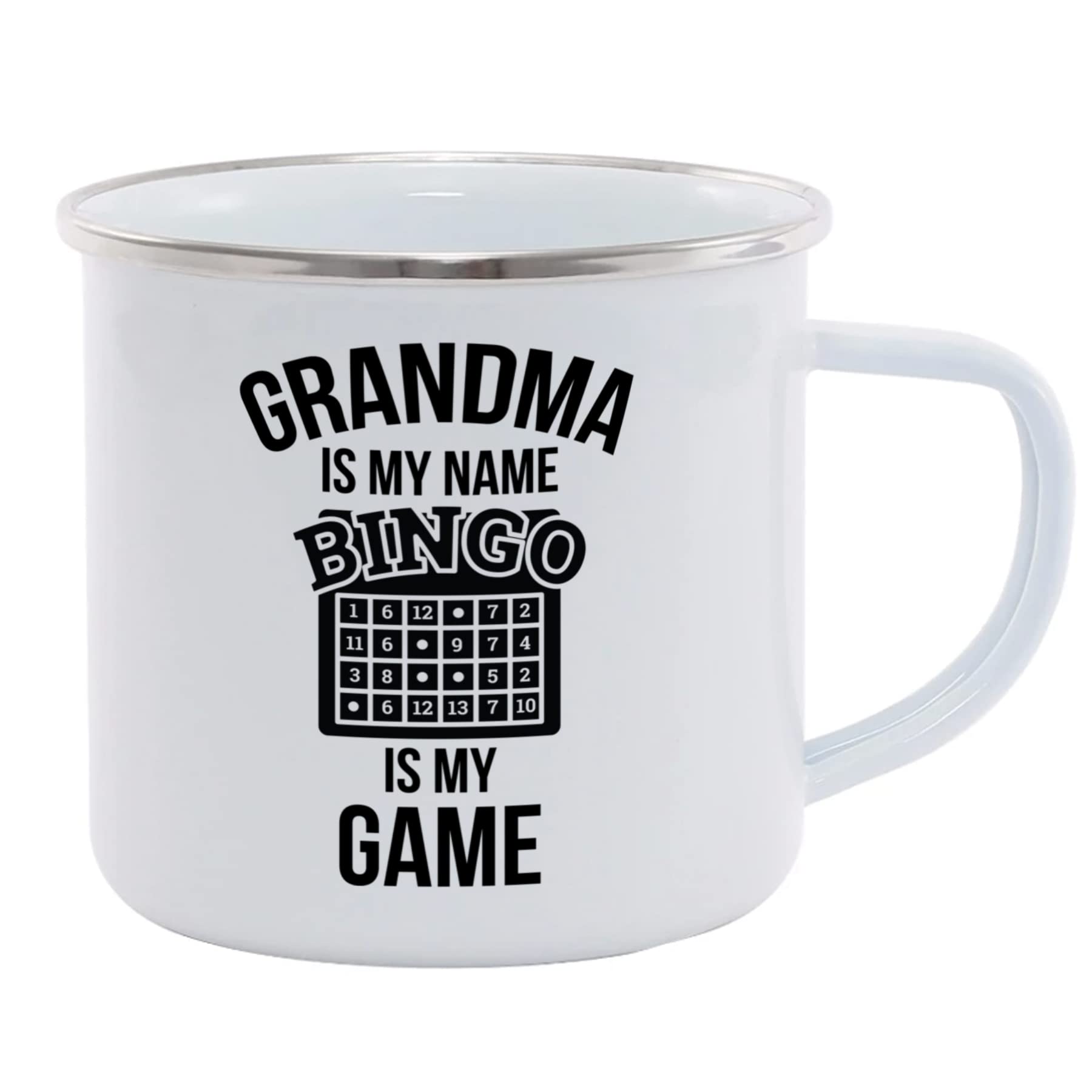 Hippowarehouse Grandma is My Name, Bingo is My Game Printed Mug Various Colour Options Ceramic Cup Kitchenware 11oz