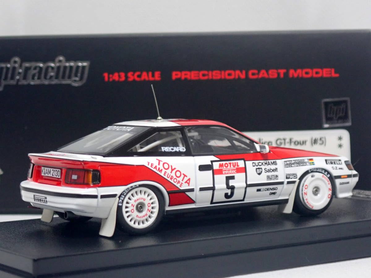 HPI 8083 トヨタ セリカ GT-Four ツールドコルス 1988 #5 hpi 1/43 トヨタ セリカ GT-Four No.5 1988年 ツール・ド