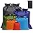 Pimoys 6 Pack Waterproof Dry Bags, Lightweight Outdoor Dry Sacks Ultimate Dry Bags for Kayaking Rafting Boating Camping (1.5L, 2.5L, 3L, 3.5L, 5L, 8L)