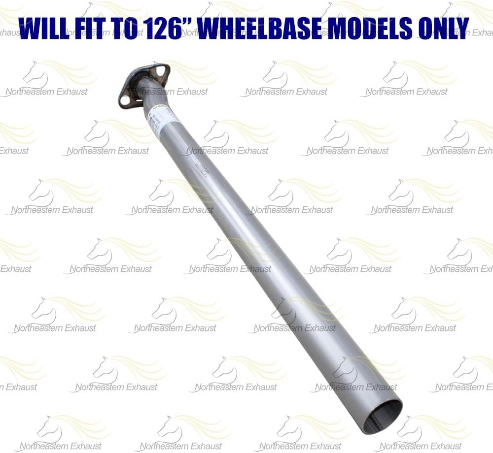 Northeastern Exhaust | Stainless Steel Exhaust Pipe & Muffler Assembly Exhaust System Kit Compatible for 2004-2008 Ford Ranger 3.0L | 126" WheelBase | Free Gaskets and Clamp Included