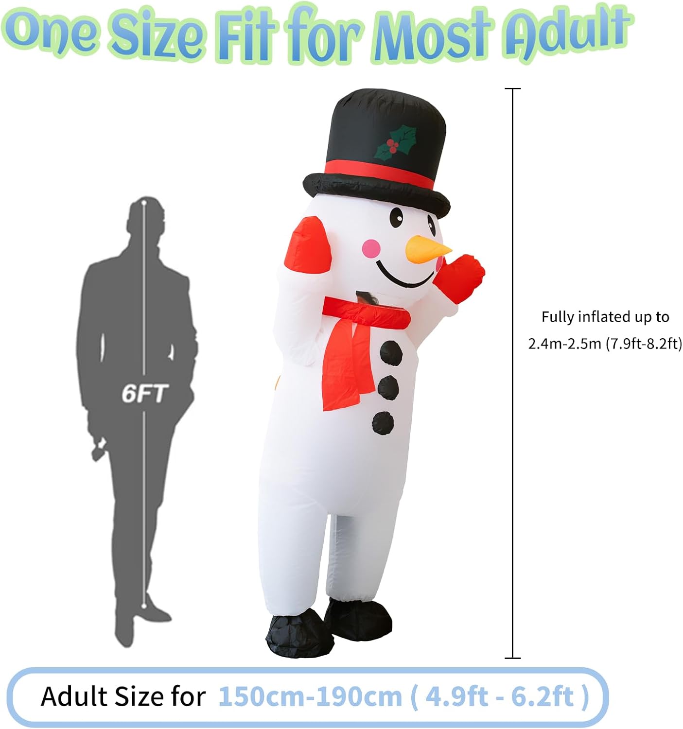 Inflatable Costume Adults Funny Blow Up Costume Suit Inflatable Costume Adult for Christmas Halloween Cosplay