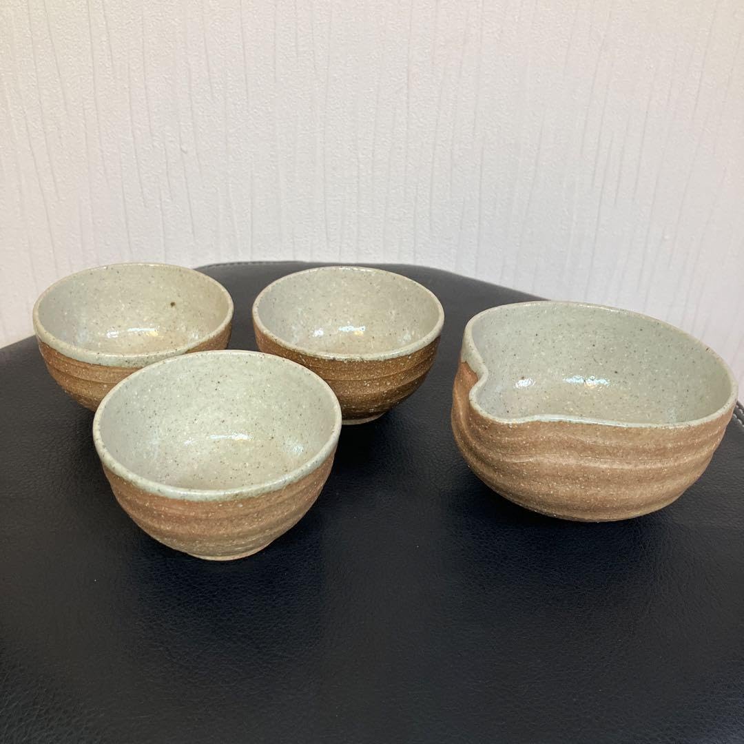Oikuchi Tokuri Japanese Tableware Teaware Sake Set of 4