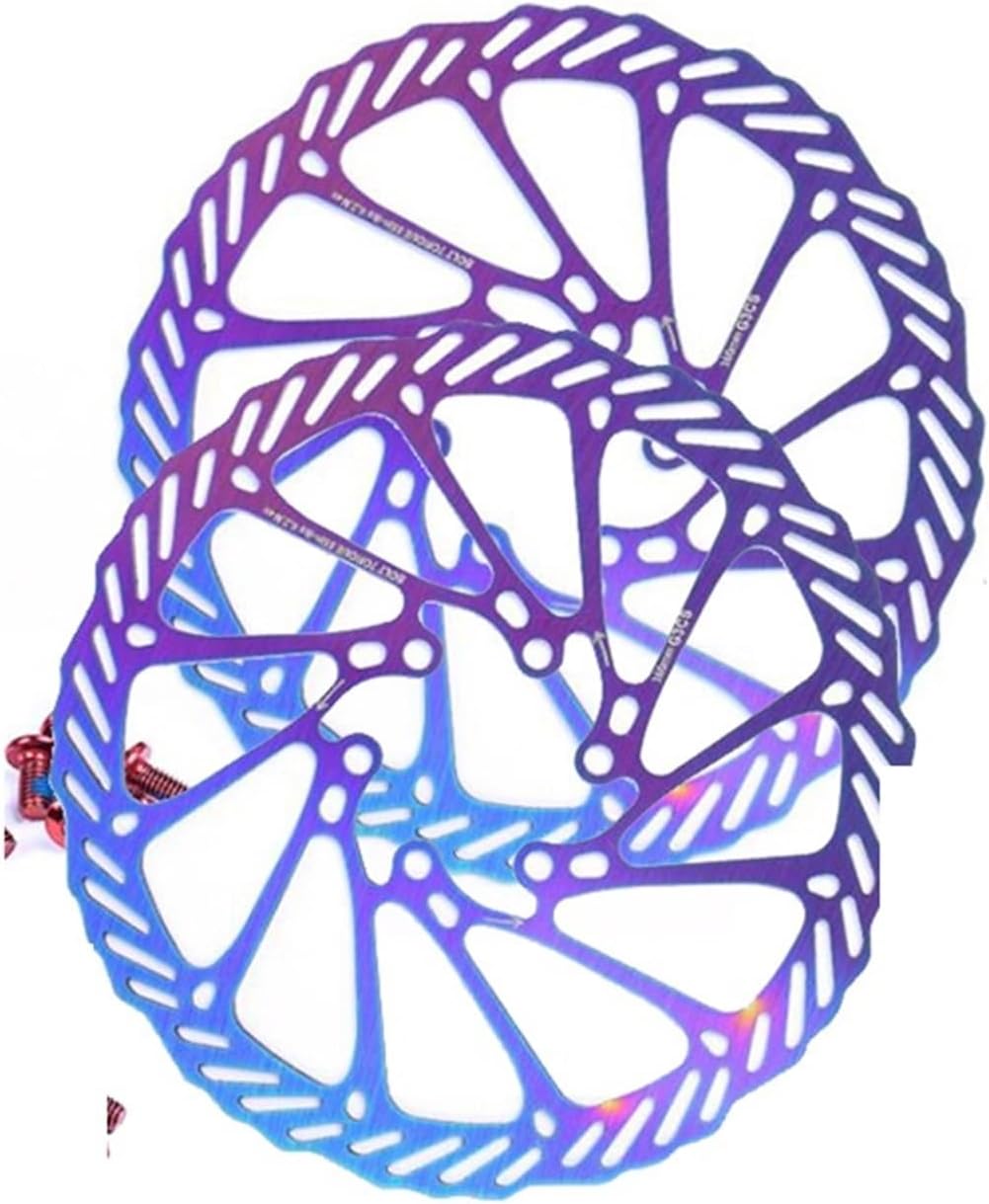 Bike Brake Rotors 160mm 180mm 203mm Bicycle Disc Brake Rotor Bike Hydraulic Brake Disks Rotor(2PC G3-160-160mm)