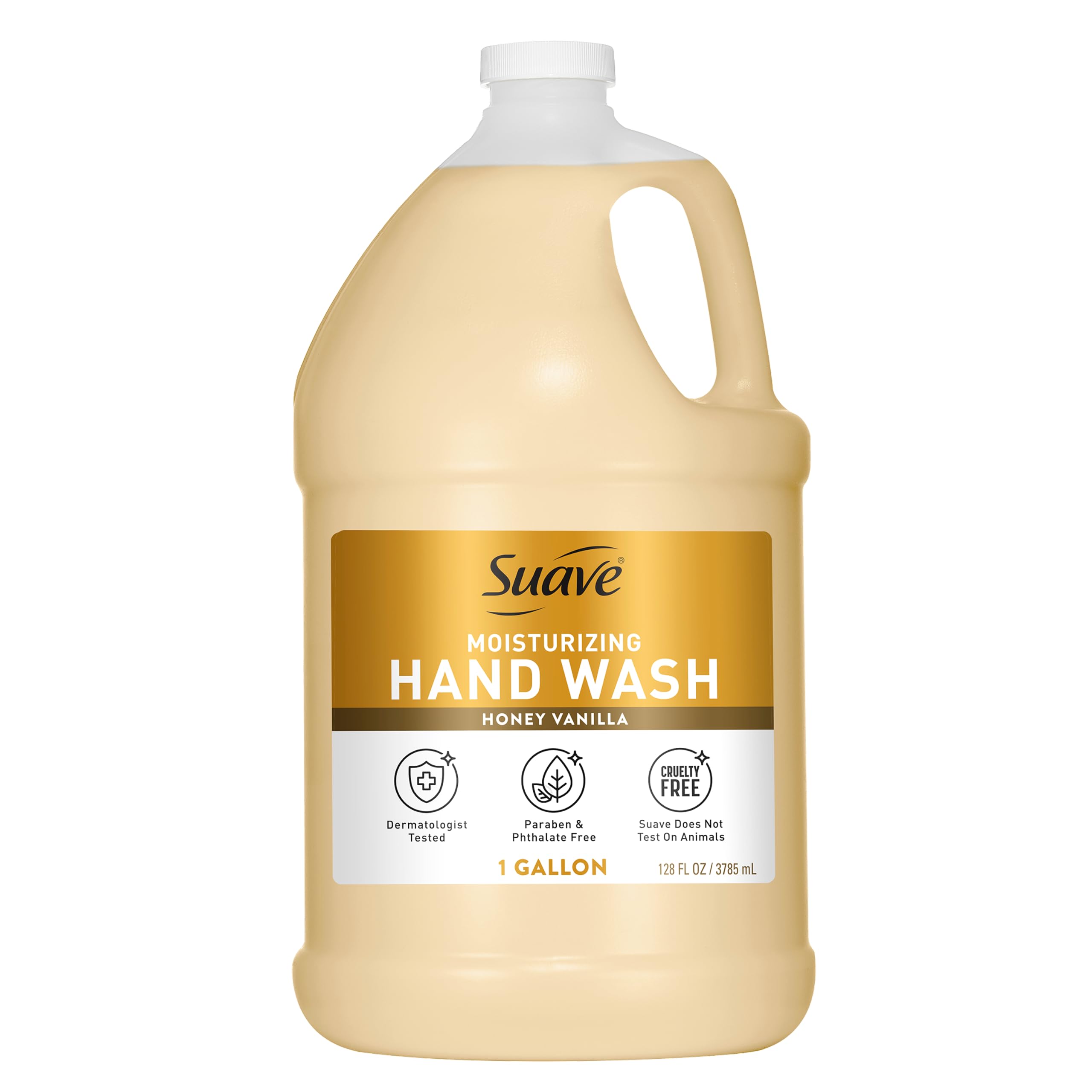 Suave Moisturizing Bulk Hand Wash Soap, Honey & Vanilla, 1 Gallon