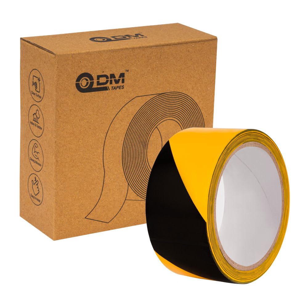 See full amazon price history chart for DM TAPES Floor Marking Tape - Yellow/Black Zebra Strip | Waterproof, Self Adhesive Safety Caution Tape | Industrial floor tape DM TAPES Floor Marking Tape - Yellow/Black Zebra Strip | Waterproof, Self Adhesive Safety Caution Tape | Industrial floor tape (B0D83NVGL3) Amazon Price History, Amazon Price Tracker