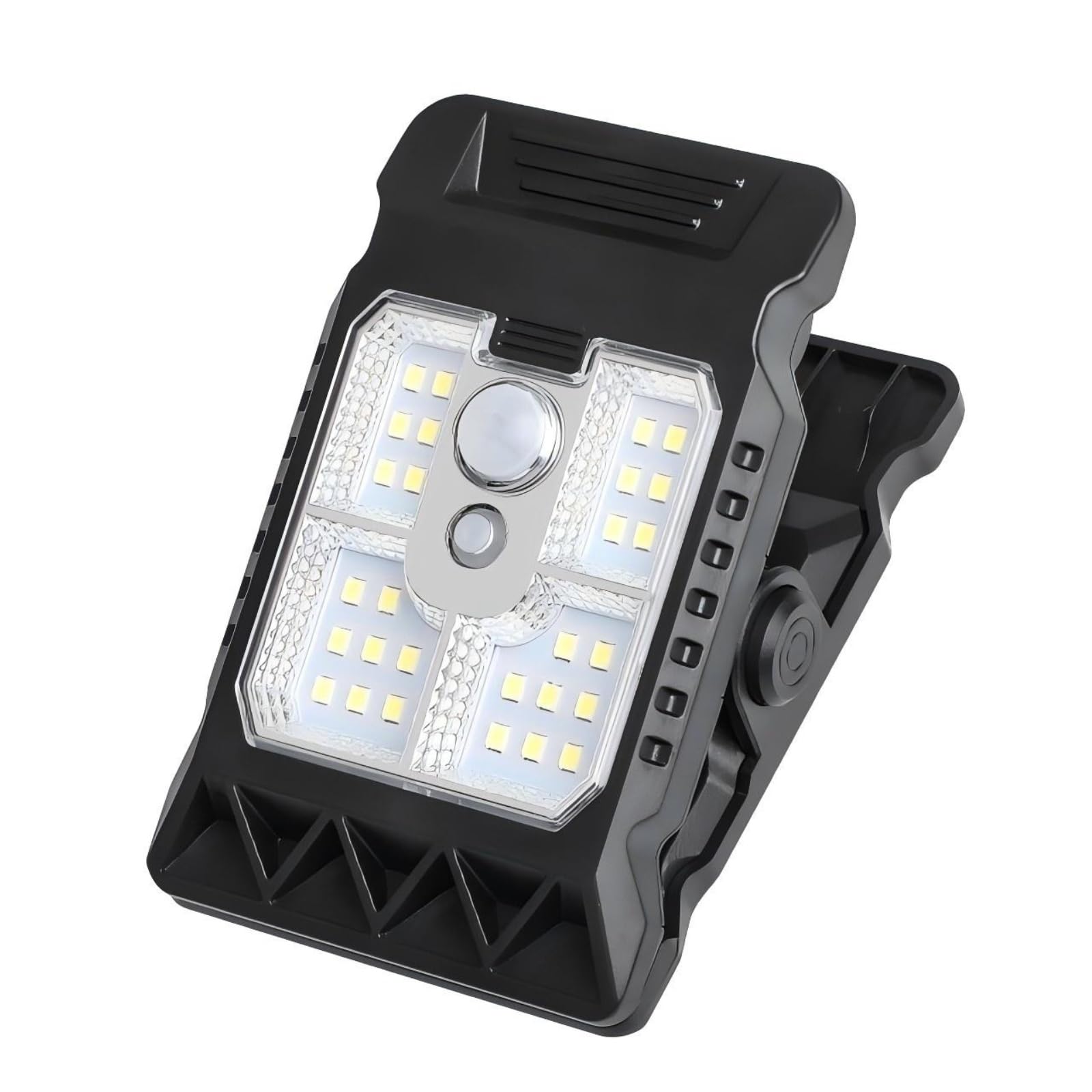Clip on Outdoor Solar Lights,Solar Powered Security Light,Outdoor Motion Sensor,IP65 Waterproof Solar Wall Light for Front Door, 3 Modes Outd/oor Solar Clip Light,Extensive Usage Backyard Fence,LED