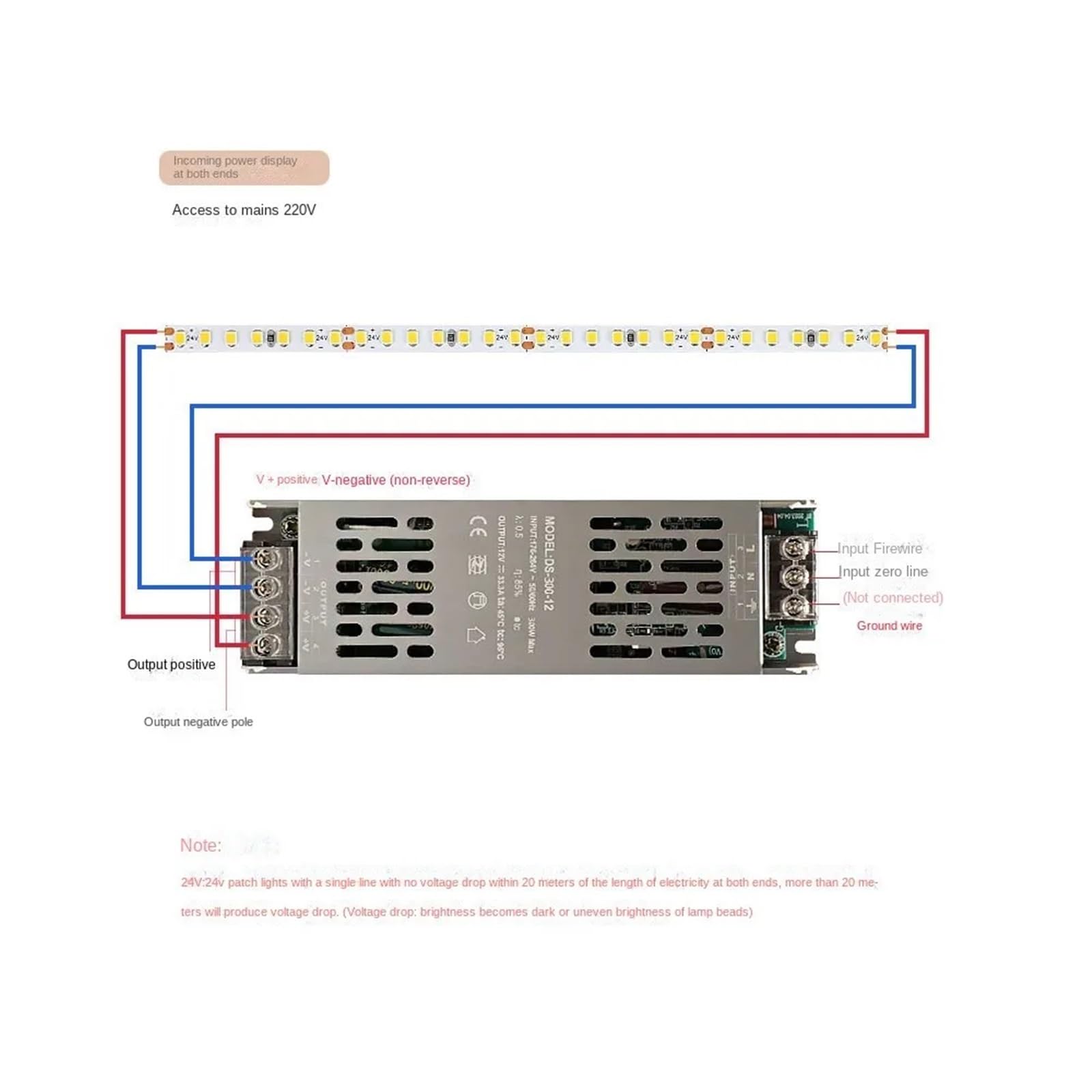 Dünne Schalter Netzteil DC 12V 24V Beleuchtung 100W 200W 300W 400W AC190-240V Konverter Fahrer 1Pcs(12V-150W)