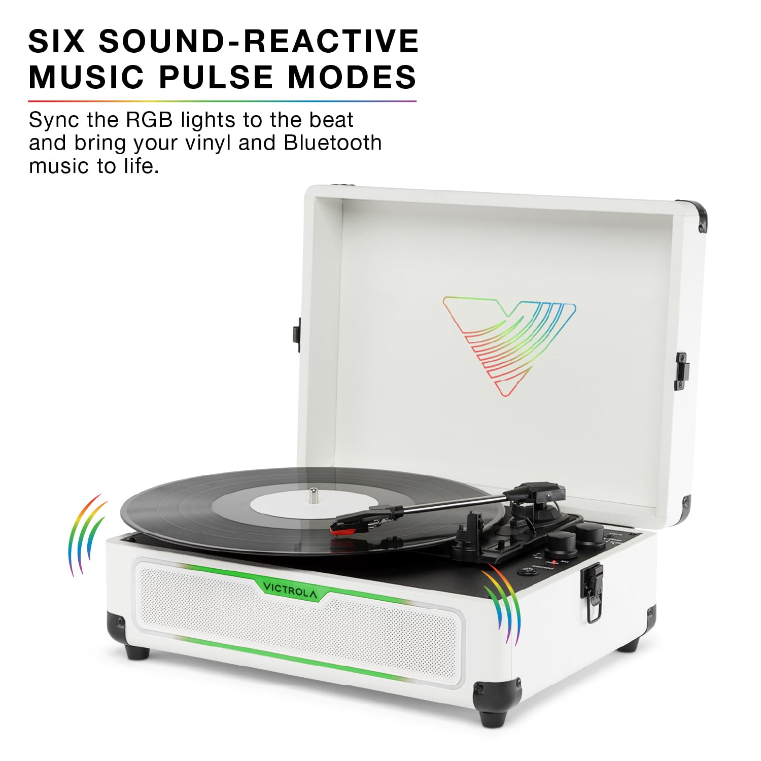 Amazon.com: Victrola Journey Glow – Illuminated Suitcase Record