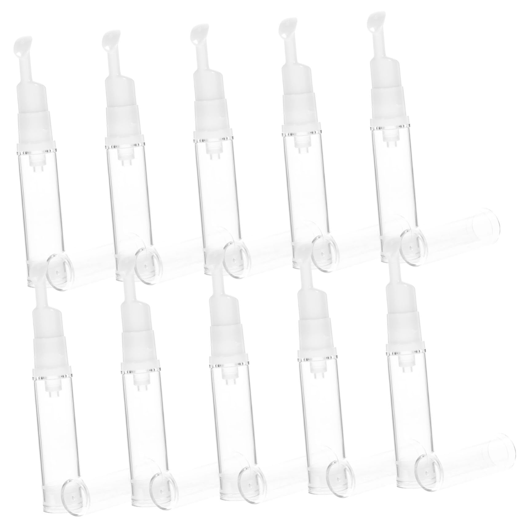 4 set di bottiglie ricaricabili Airless Pump per viaggi, flaconi cosmetici per lozione e fondotinta per leak e pratici, 10 pezzi * 4