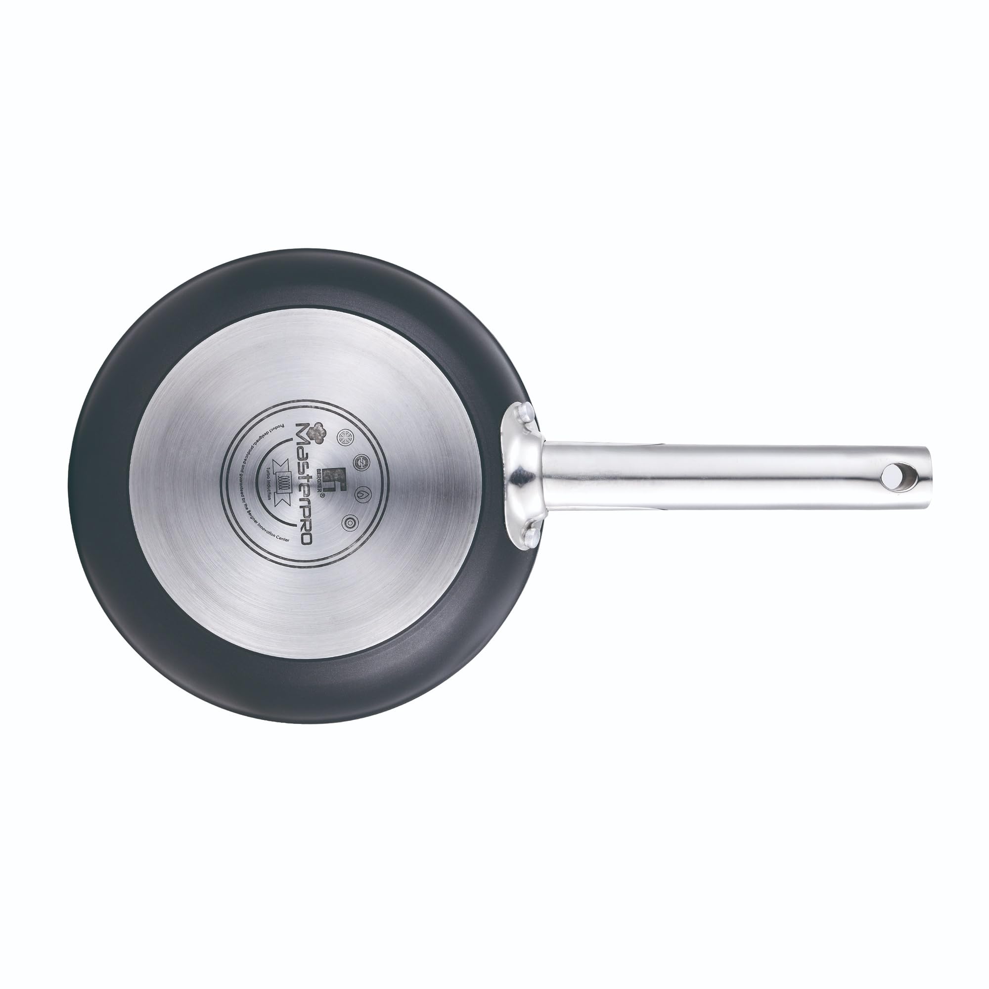 Set de batería de cocina en acero inoxidable + 3 sartenes Ø18Ø22Ø26cm en aluminio prensado + 5 boles de cristal con tapas San Ignacio