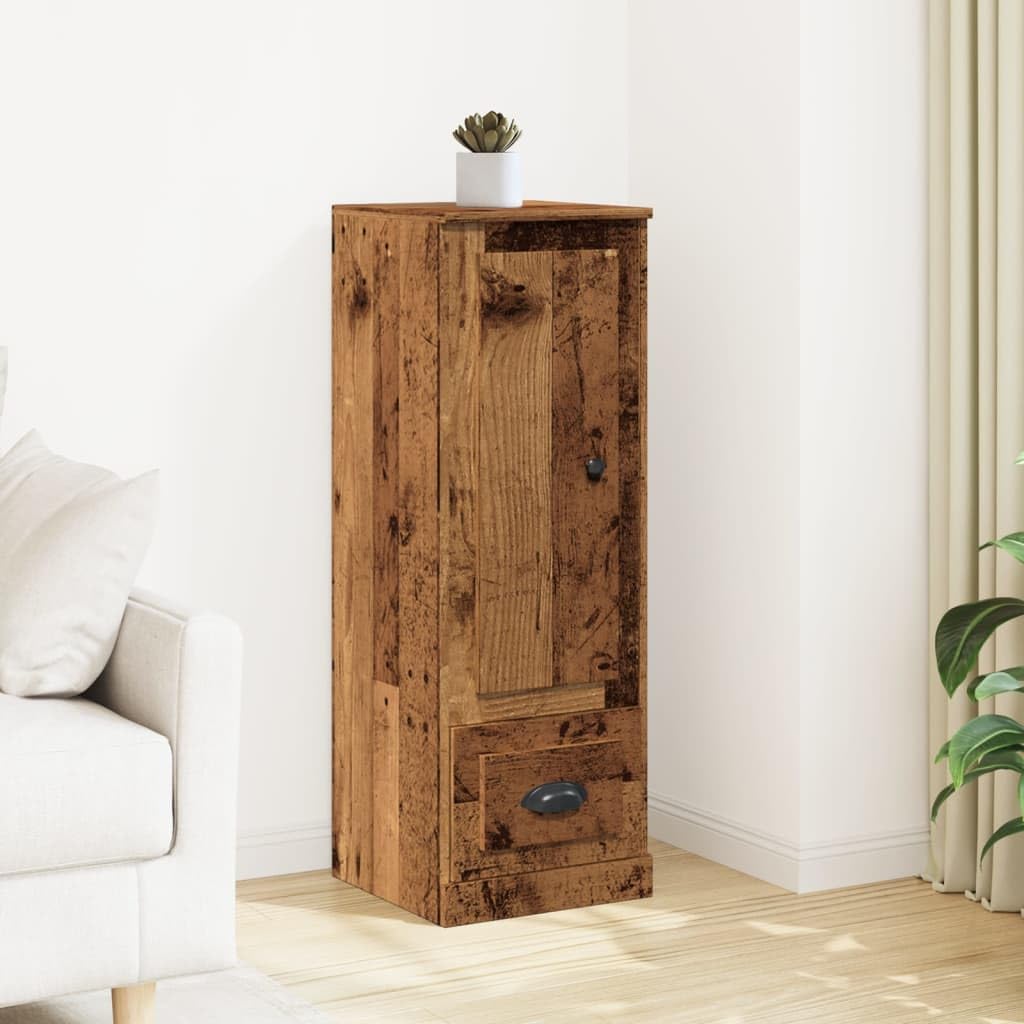 vidaXL Buffet Haut Vieux Bois 36x35,5x103,5 cm Bois d'ingénierie