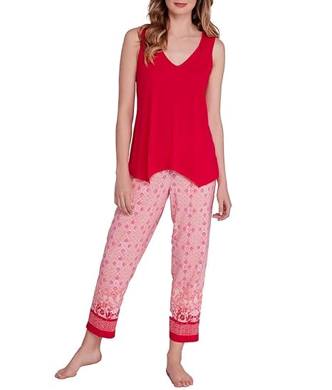 Buy Oscar de la Renta Pink Label Women's Plus Size Pajama Set ...
