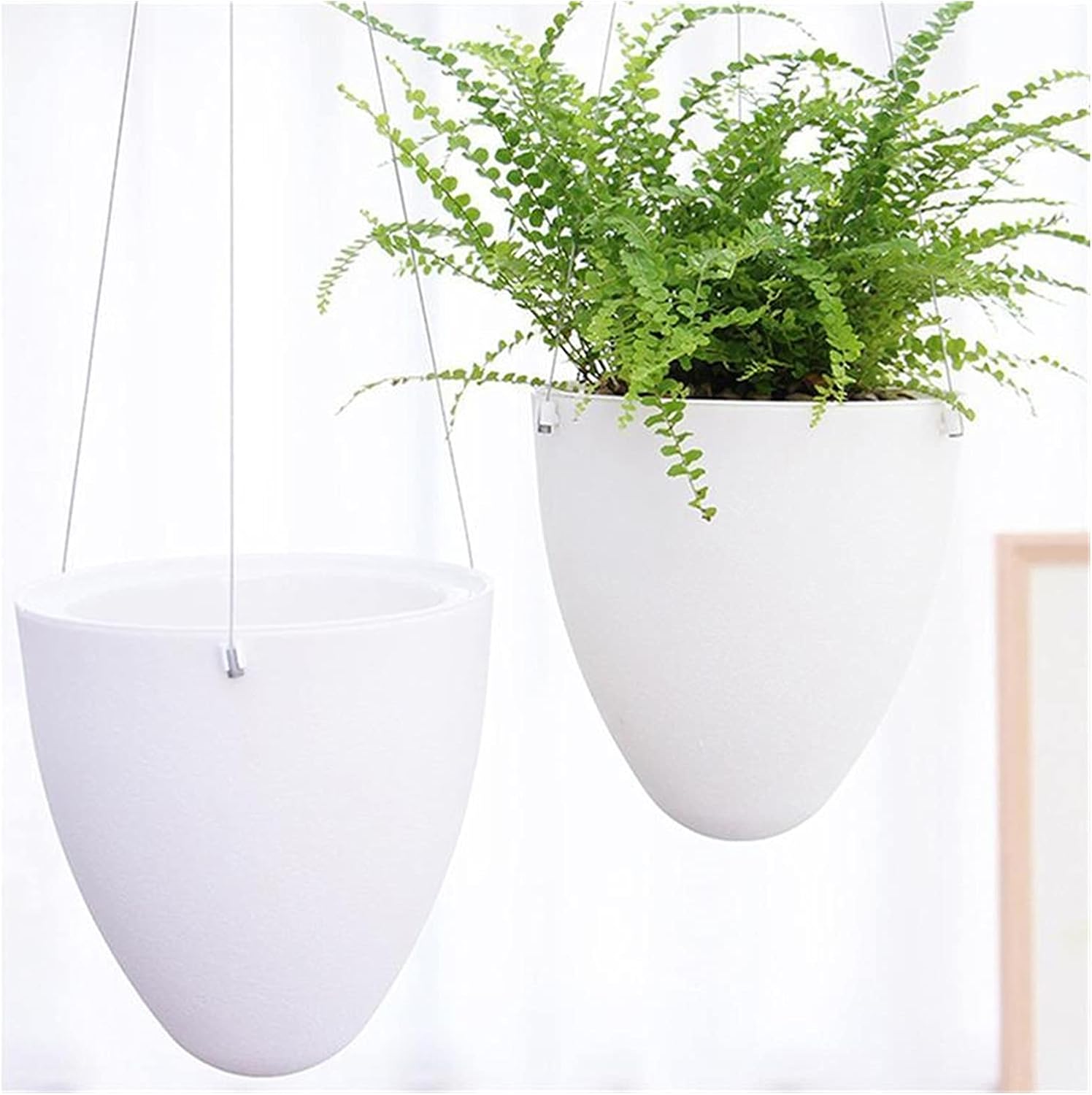GIUIN Hanging Planters Plastic Hanging Planters Lazy