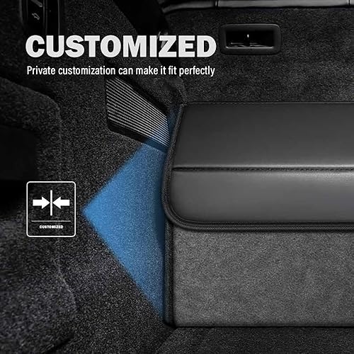 Miniatura 5 de Organizador de maletero de automóvil para Volvo XC60 XC40 XC90 S90 S60L plegable con múltiples compartimentos, organizador de automóvil con asas