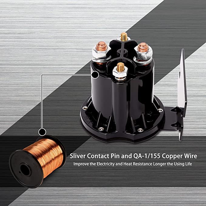 10L0L Golf Cart Solenoid, 48 Volt EZGO Solenoid for TXT 2010-up Electric Golf Buggies,OEM# 612711 - Image 4