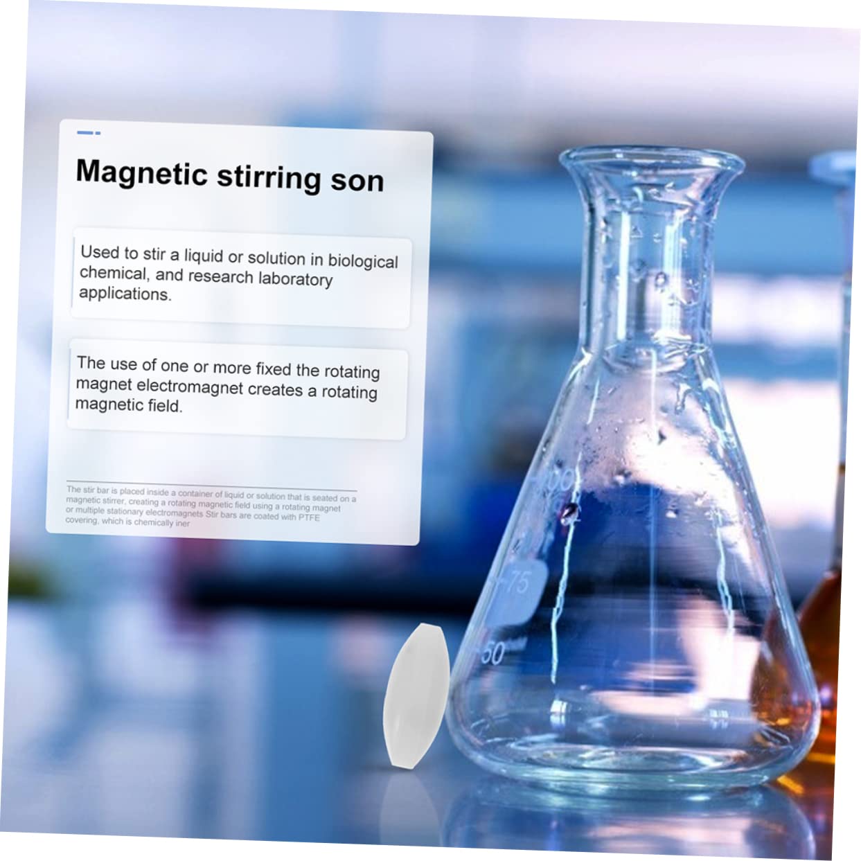 ULTECHNOVO 9stücke Ptfe Magnet Rührstäbchen Für Labor Förmige Rührstäbe Für Chemische Und Biologische Anwendungen Robust Und Chemikalienbeständig