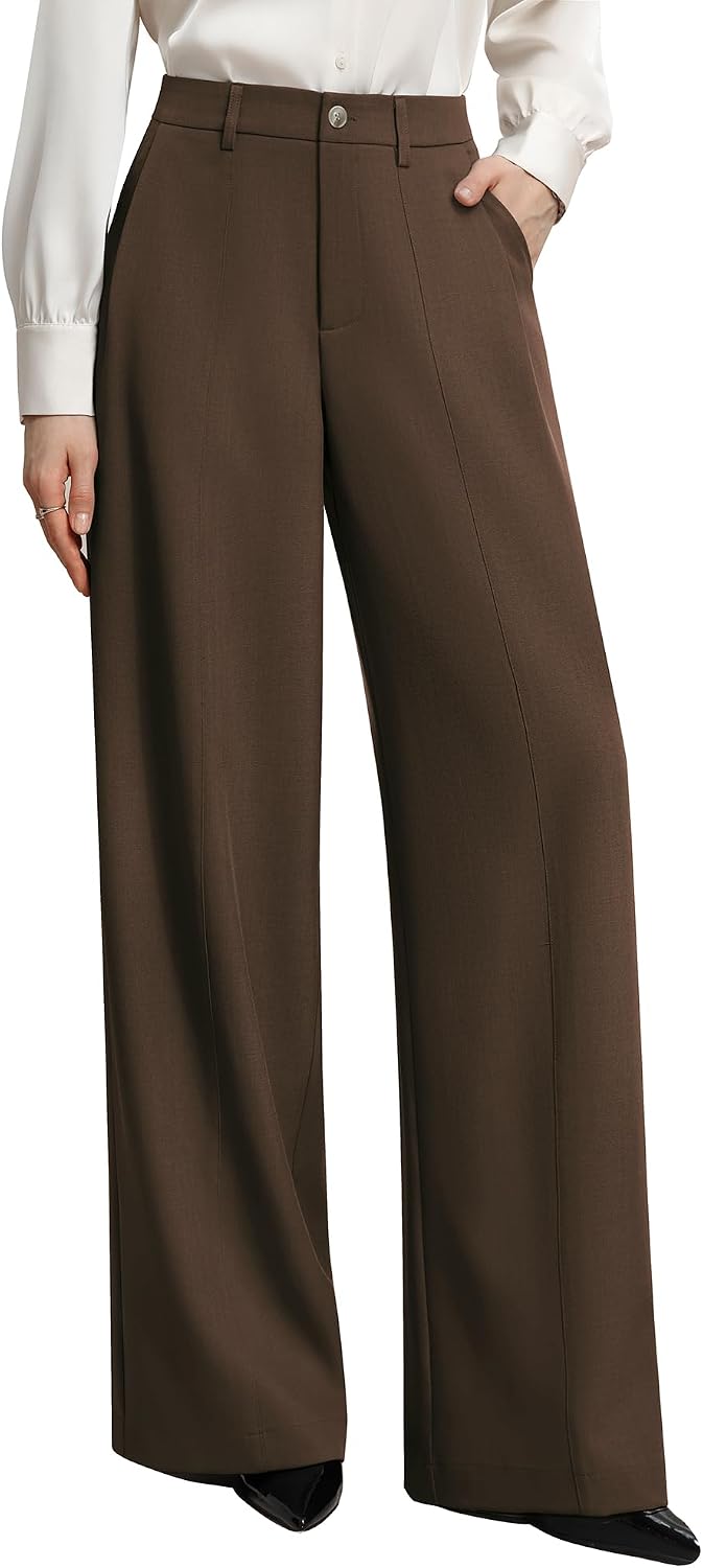 GRACE KARIN Womens Wide Leg Dress Pants Business Office