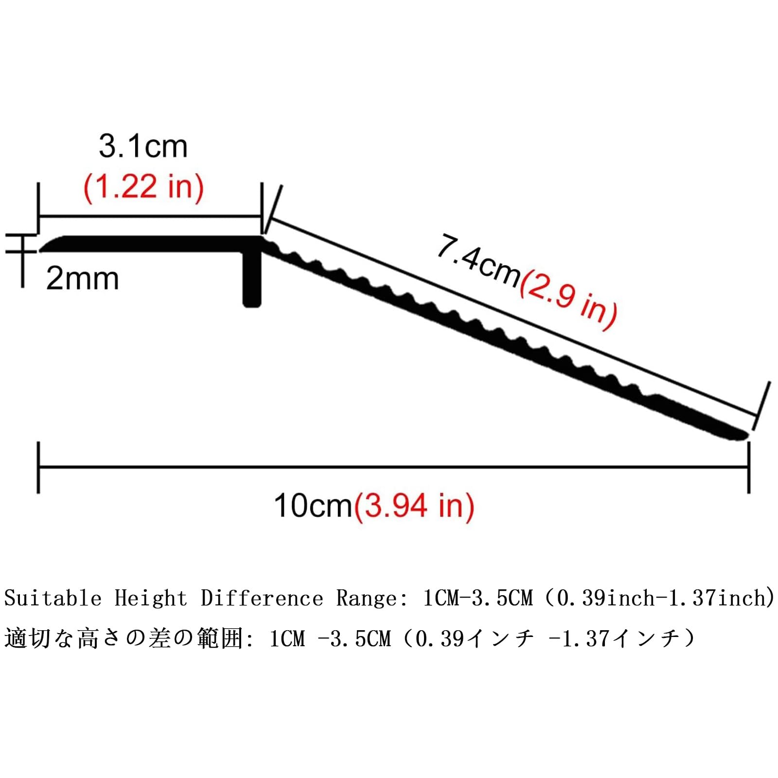 0.9M * 10cm Soglia Di Dislivello Pavimento In Alluminio, Profilo Di Transizione Pavimento Per Dislivello Di 10-35mm, Strisce Di Copertura Per Pavimenti Soglia Di Dislivello Pavimento(Purple,360cm(90x4