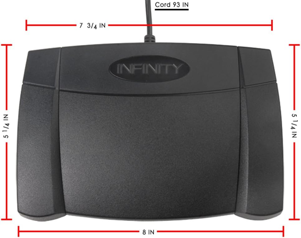 One-Day Sale: Up to 50% Off ECS USB Foot Switch for Sony Digital Voice Editor | Computer Dictation Transcription Pedals | PC Medical Transcribing Equipment