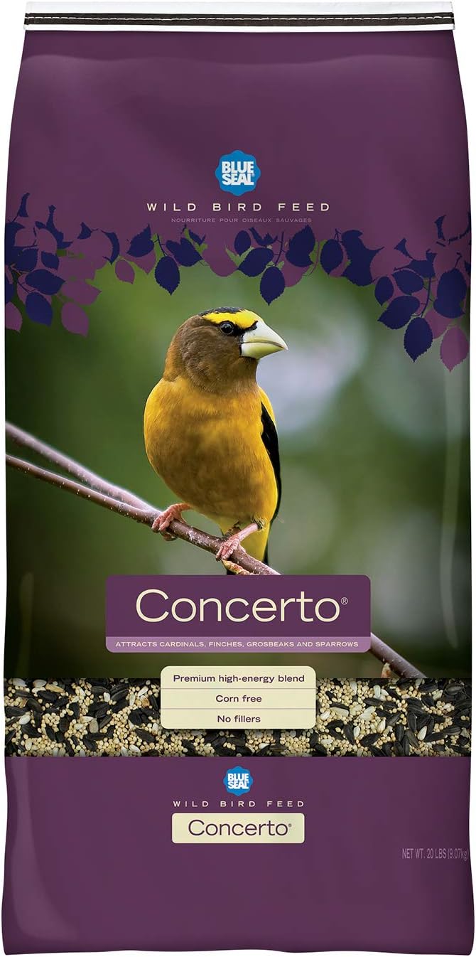 Concerto Premium Wild Bird Seed Mix 40 lbs.…