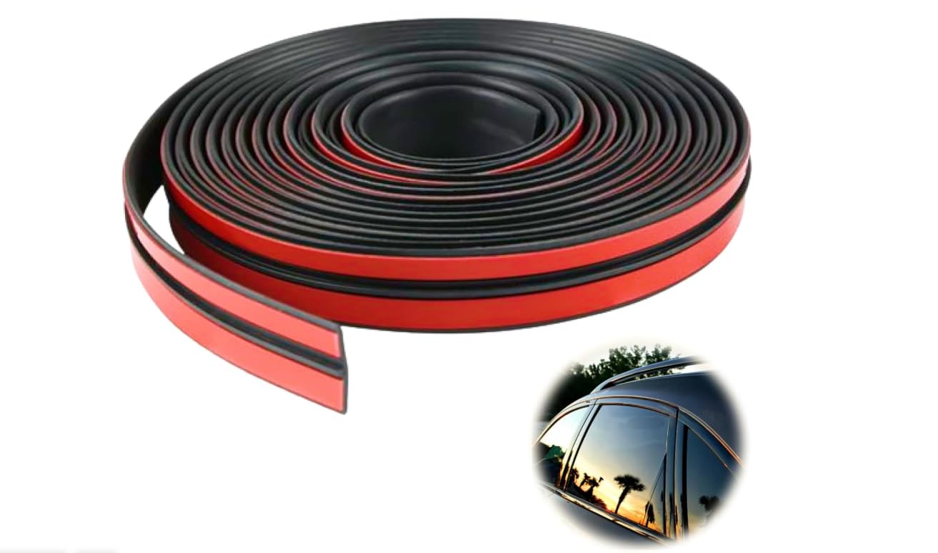 DLLRYLODY Car Door Seal Strip for BMW iX3 (G08 2025 2026), Weatherstrip Rubber Soundproof Trim Protection for Vehicle Frame Waterproof High Density Insulation