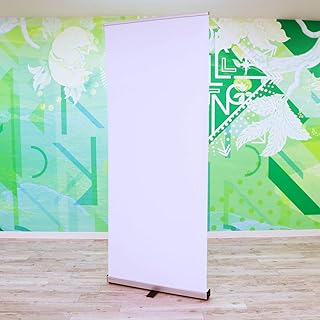 ロールアップバナーライトW850本体 (白い盤面は付属しません) W850×H2000mm用 足1本 ロールアップスクリーン バナー 自立バナー 業務用 本体のみ 簡単組立