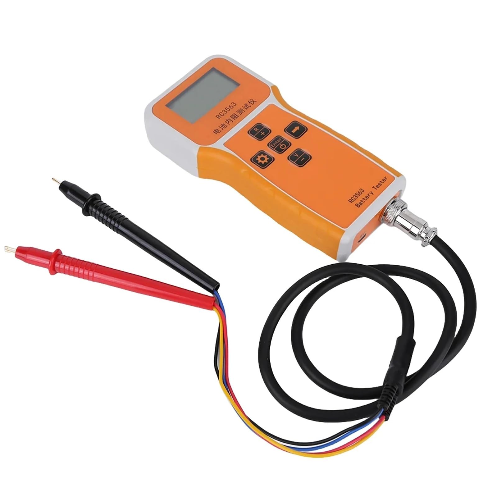 Battery Internal Resistance Tester 200Ω 100V 3-Digit Lead Acid Lithium True 4-Wire Auto Detector(Set B)