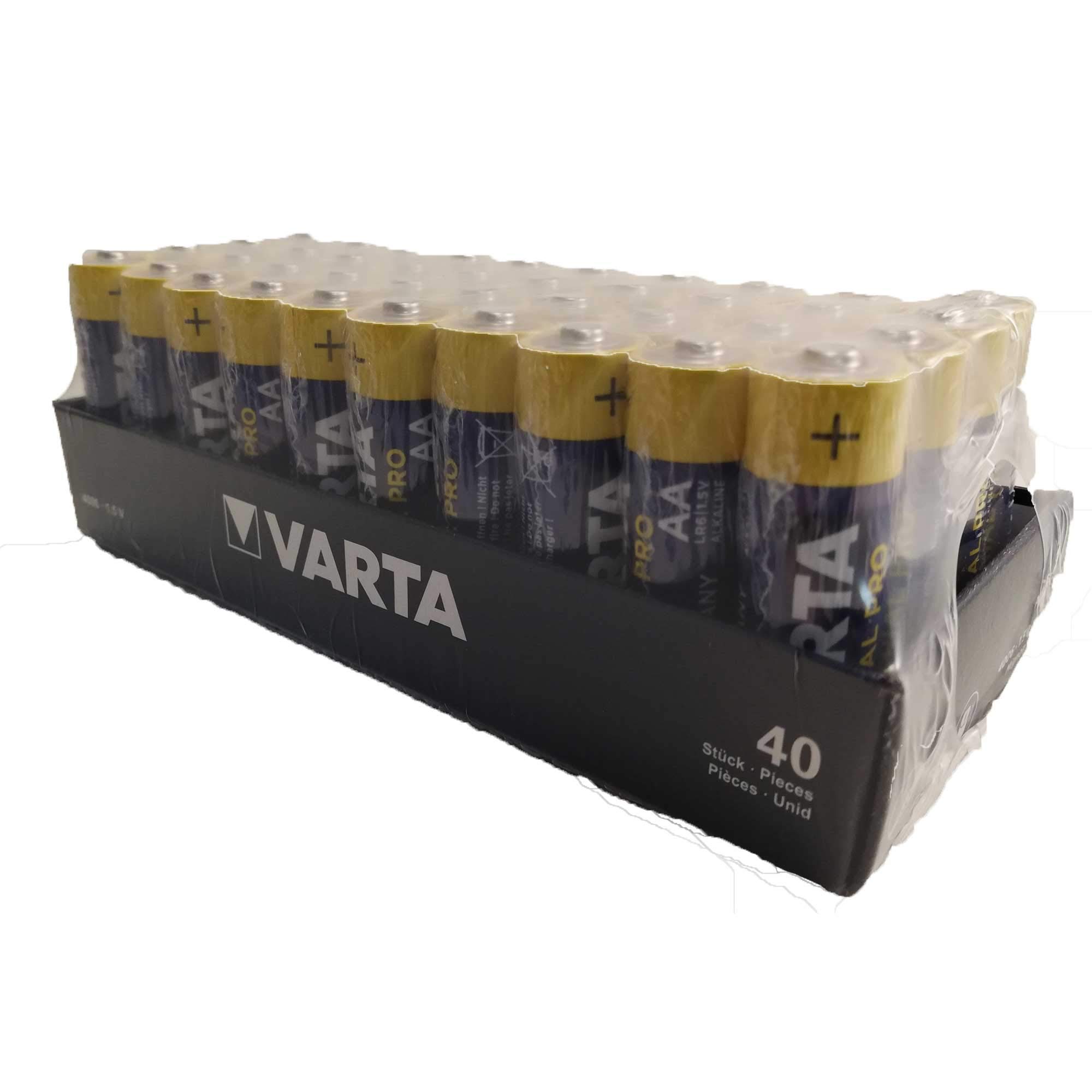 VARTA Lot de 120 piles alcalines 4006 AA/LR6 1,5 V