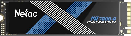 Netac NV7000-Q PCIe 4.0 Nvme SSD 2 to jusqu'à 7100 Mo/s - Disque Dur Interne à état Solide pour Ordinateur Gamer PS5 PS4 - 8