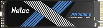 内蔵型SSD Netac NVMe SSD 2TB M.2 PCIe4.0 NV7000 Netac 2TB PCIe Gen4x4 M.2 SSD Up to 7,100 MB/s NVMe Internal
