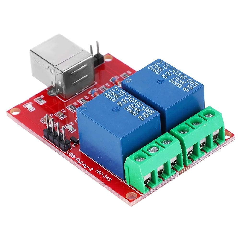 Módulo de Relé Interruptor de Control USB de 2 Canales 5V Inteligente para PC (5V Control Switch)