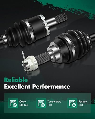 Vista 402 de SCITOO 1333081 1333947 Eje CV trasero izquierdo derecho para 2016-2020 para Polaris General 1000 2017-2020 para Polaris General 4 1000 2015-2018